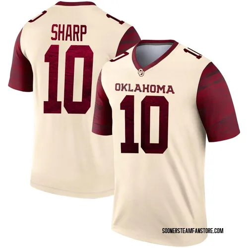 Men's Bauer Sharp Oklahoma Sooners Legend Jordan Natural Alternate Football Jersey