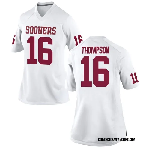 Women's Nike Casey Thompson Oklahoma Sooners Game White Football College Jersey