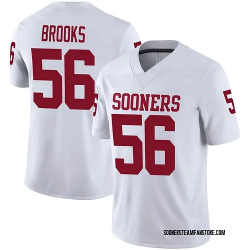 Youth Eugene Brooks Oklahoma Sooners Game White Jordan Football Jersey